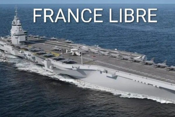 "France Libre”– புதிய அணுசக்தி விமானம்  தாங்கிக் கப்பலுக்கு பெயர் சூட்டிய ஜனாதிபதி இம்மானுவல் மக்ரோன்!!
