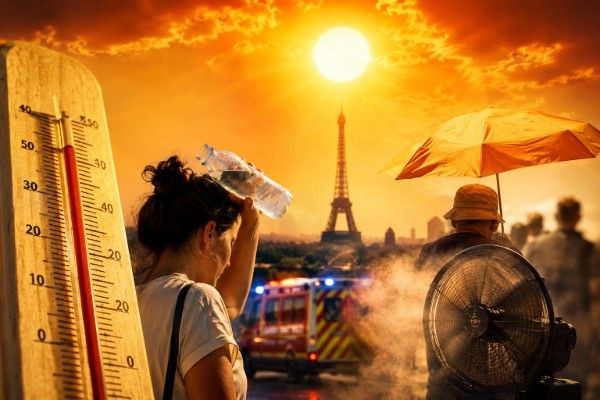 கடும் வெப்ப அலை தாக்கம் தீவிரம்: மருத்துவமனைகளில் “Plan Blanc” அவசர திட்டம்!!