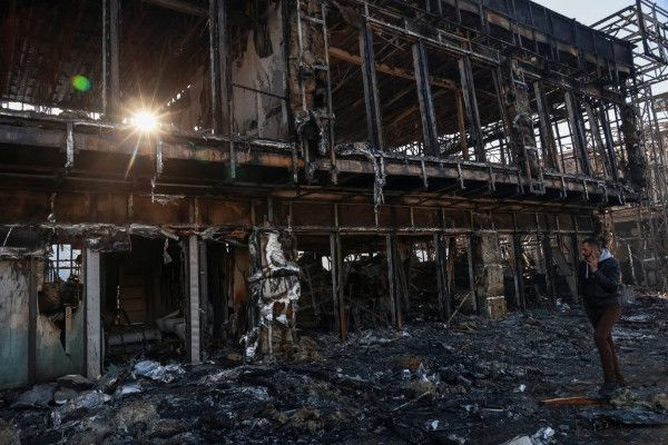 உக்ரைனின் ஒடேசாவில் ரஷ்யா நடத்திய ட்ரோன் தாக்குதல்