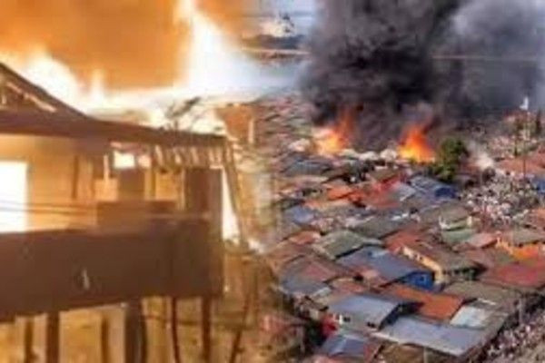 மலேசியாவில் ஏற்பட்ட தீ விபத்தில் 200 வீடுகளுக்கு சேதம்