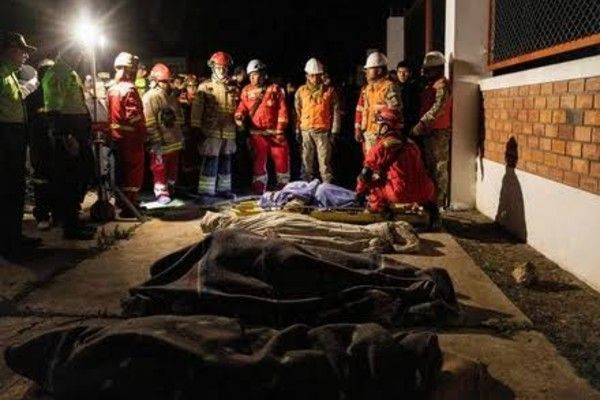 பெரு நாட்டில் இரட்டை பூமியதிர்ச்சியில் சிக்கி 6 பேர் பலி