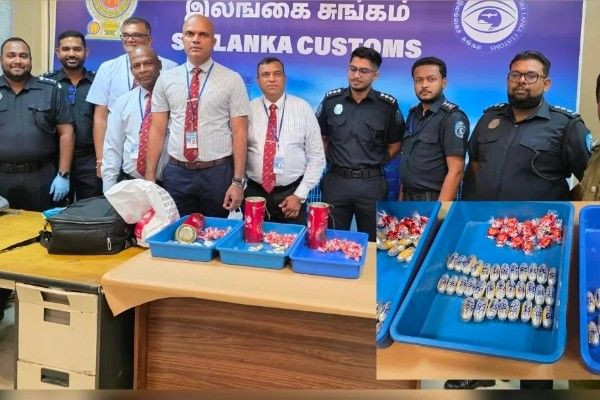 இனிப்புப் பொதிக்குள் சிக்கிய மர்மம் - கட்டுநாயக்க விமான நிலையத்தில் வெளிநாட்டவர் கைது
