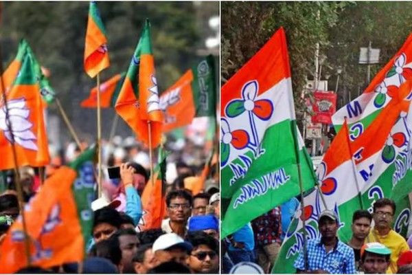 திரிணமுல் - பாஜ தொண்டர்கள் மோதல்; மறு ஓட்டுப்பதிவில் பரபரப்பு