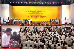 சென்னை நேரு ஸ்டேடியத்தில் விஜய்; தமிழகத்தில் தவெக தலைமையில் புதிய அரசு!