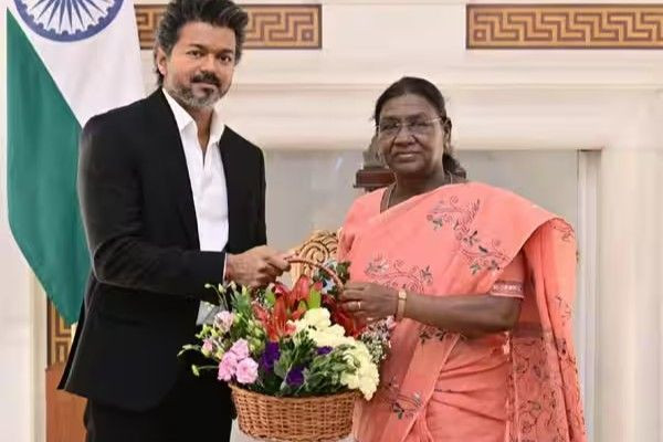 ஜனாதிபதி, துணை ஜனாதிபதியுடன் முதல்வர் விஜய் சந்திப்பு!