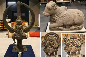 வெளிநாடுகளில் இருந்து 615 தொல்பொருட்கள் மீட்பு