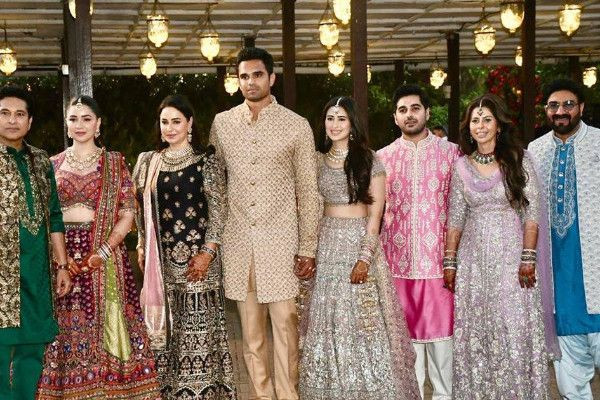 அர்ஜுன் டெண்டுல்கர், சானியா ஜோடியின் மெஹந்தி-சங்கீத்