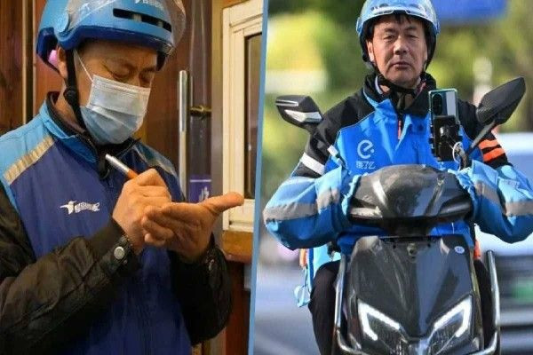 சீனாவின் உயரிய இலக்கிய விருதை வென்ற உணவு டெலிவரி ஊழியர்