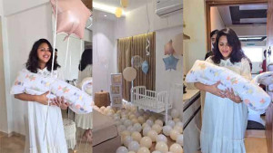 குஜராத்தில் பாரம்பரிய முறைப்படி அமலாபால் வளைகாப்பு...