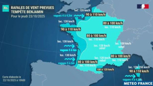 பெஞ்சமின் புயல் காரணமாக பலத்த காற்று மற்றும் மழை எச்சரிக்கை!!