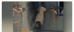 தீயிலிருந்து ஆறு பேரை காப்பாற்றிய வீரருக்கு தேசிய மரியாதை!!!