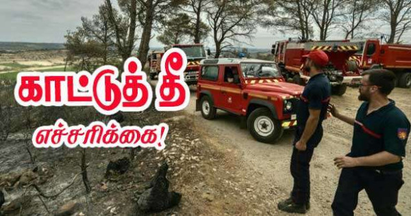 காட்டுத்தீ அபாயம் - செம்மஞ்சள் எச்சரிக்கை!