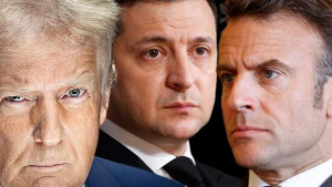 அமெரிக்க, உக்ரேன் ஜனாதிபதிகளுடன் உரையாடிய மக்ரோன்!!