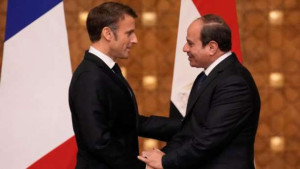 காஸா பகுதி அருகே பயணிக்கும் ஜனாதிபதி மக்ரோன்!!