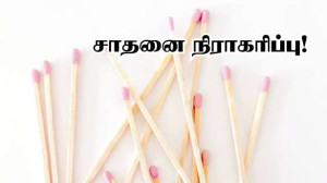 தீக்குச்சிகளினால் உருவாக்கப்பட்ட ஈஃபிள் கோபுரம்! - கின்னஸ் சாதனை அதிகாரிகளால் நிராகரிப்பு!