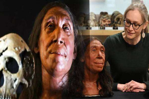 75 ஆயிரம் ஆண்டுகள் பழமையான மண்டை ஓடு... வடிவமைக்கப்பட்ட பெண்ணின் முகம்!