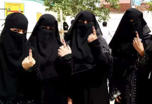 பீஹார் தேர்தலில் பர்தா அணிந்த பெண்களை அடையாளம் காண ஏற்பாடு