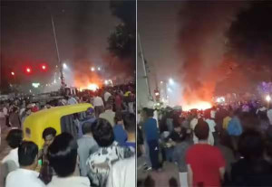 டில்லி செங்கோட்டை அருகே காரை வெடிக்க செய்து பயங்கரவாத தாக்குதல்