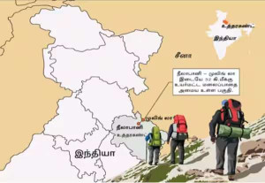 இமயமலையில் 16,000 அடி உயரத்தில் சீன எல்லையில் சாலை அமைக்கிறது ராணுவம்