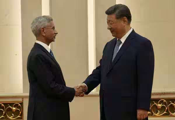 சீன அதிபருடன் இந்திய வெளியுறவு துறை அமைச்சர் ஜெய்சங்கர் சந்திப்பு