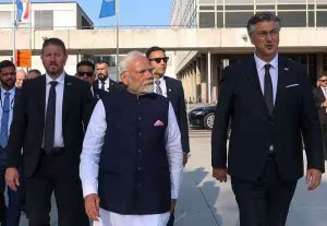 போர்க்களங்களில் தீர்வு கிடைக்காது; குரோஷியாவில் மோடி பேச்சு!