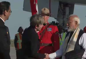 ஜி7 மாநாட்டில் பங்கேற்க கனடா சென்றடைந்தார் பிரதமர் மோடி; உற்சாக வரவேற்பு