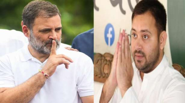 கூட்டணி கட்சி வேட்பாளரை எதிர்த்து லாலு மகன் பிரசாரம்