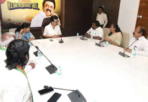 காங்கிரஸ் எம்.பி.,க்கள் சந்திப்பில் வருத்தத்தை வெளிப்படுத்திய ஸ்டாலின்