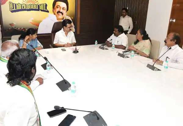 காங்கிரஸ் எம்.பி.,க்கள் சந்திப்பில் வருத்தத்தை வெளிப்படுத்திய ஸ்டாலின்