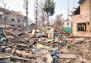 டாக்டர் உமர் நபியின் வீடு தரைமட்டம்: தகர்த்து தள்ளியது பாதுகாப்பு படை
