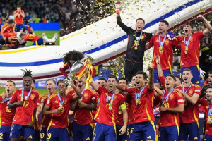 நான்காவது முறையாக யூரோ கிண்ணத்தை கைப்பற்றிய ஸ்பெயின் 