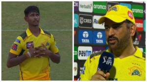  இலங்கை வேகப்பந்து வீச்சாளர் மதீஷா பத்திரனாவின் 4 விக்கெட்