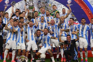  கோபா அமெரிக்கா கால்பந்து இறுதிப்போட்டி: வெற்றிவாகை சூடிய அர்ஜென்டினா...