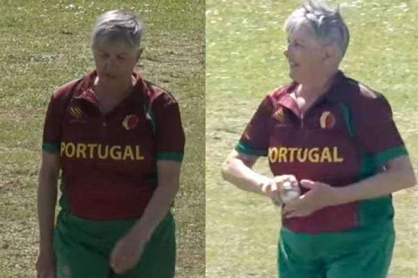 64 வயதில் கிரிக்கெட் வீராங்கனையாக களமிறங்கிய பெண்…!