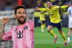 மெஸ்ஸியின் இமாலய சாதனை நொறுக்கிய ரொனால்டோ