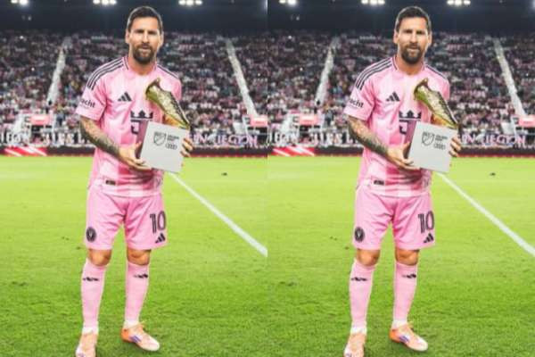 தங்க காலணி விருது வென்ற மெஸ்ஸி!