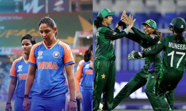 உலகக்கிண்ணத்தில் கைகுலுக்க மறுத்த இந்தியா, பாகிஸ்தான் மகளிர் கேப்டன்கள்