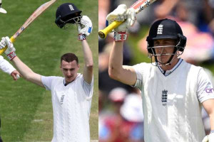 டெஸ்டில் சிக்ஸர் சாதனை படைத்த வீரர்! ருத்ர தாண்டவத்தில் மீண்ட இங்கிலாந்து