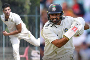 ரஞ்சி தொடரில் கருண் நாயர் 174 ரன் விளாசல்! அர்ஜுன் டெண்டுல்கர் 100 ஓட்டங்களுக்கு 3 விக்கெட்