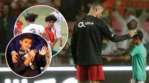 கால்பந்து உலகில் நுழைந்த ரொனால்டோ மகன்