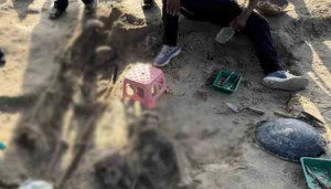 செம்மணியில் மீட்கப்பட்ட கைக்குழந்தைகளின் எலும்பு கூடுகள்