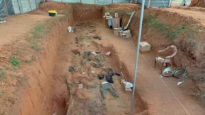 கொக்குத்தொடுவாய் மனிதப் புதைகுழி அகழ்வு - மேலும் 5 எலும்புக்கூட்டுத் தொகுதிகள் மீட்பு