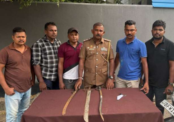 யாழில் சகோதரர்கள் மீது வாள் வெட்டு - மூவர் கைது