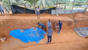 ரேடார் மூலம் ஆய்வு செய்யப்படும் கொக்குத்தொடுவாய் மனிதப் புதைகுழி