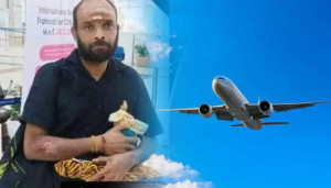 பறக்கும் விமானத்தில் உயிரிழந்த யாழ் குடும்பஸ்தர்