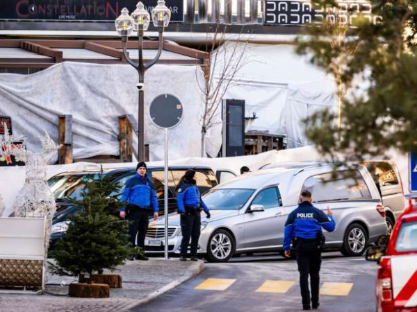 சுவிட்ஸர்லாந்து புத்தாண்டு விழாவில் ஏற்பட்ட தீ விபத்து