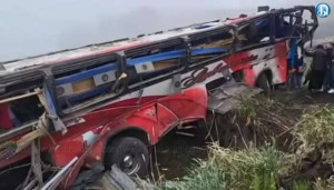  ஈக்வடோரில் பேருந்து விபத்து - 21 பயணிகள் பலி