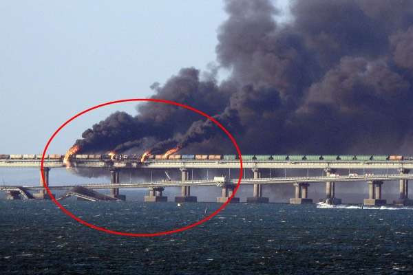 ரஷ்யாவின் முக்கிய பாலத்தை தகர்த்த உக்ரைன்