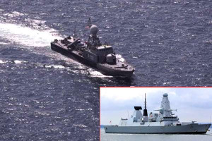 இந்திய பெருங்கடலில் பிரித்தானிய போர்க்கப்பலை இடைமறித்த ஈரான் கடற்படை