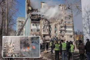  உக்ரைனின் குடியிருப்பு கட்டிடங்களை குறிவைத்து ரஷ்யா தாக்குதல் -  25 பேர் பலி